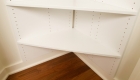 Eliminate Dead Space with Corner Shelves