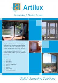 Retractable & Pleated Screens