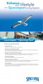 Louvrespan Opening Roof