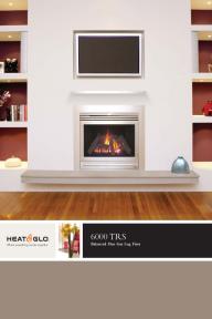 Heat&Glo 6000 TRS Balanced Flue Gas Log Fires