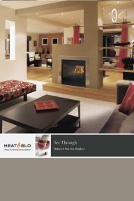 Heat&Glo See Thruogh Balance Flue Gas Fireplace