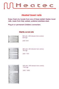 Heated Towel Rails