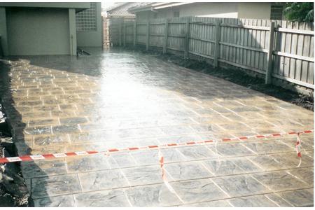 Stamped concrete