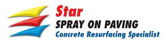 Star Spray On Paving 