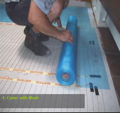 Installation of Tile Heaters