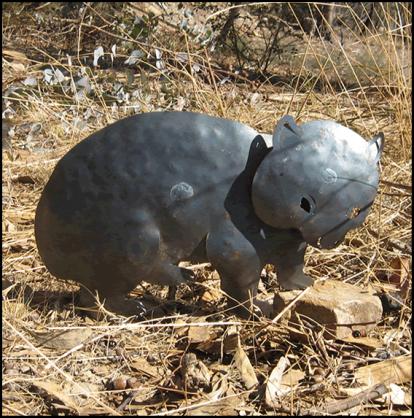 Garden Art Ideas by Overwrought Metalwork & Design