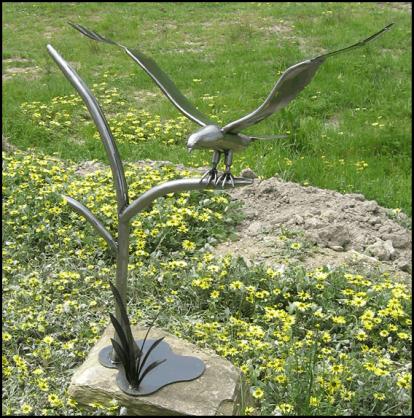 Garden Art Ideas by Overwrought Metalwork & Design
