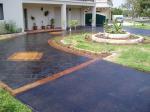 Textured Stained Concrete