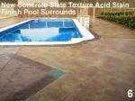 Pool Surrounds - New Concrete