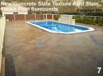 Pool Surrounds - New Concrete