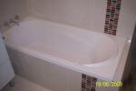 COMPLETED TILING WORK USING VARIOUS TILE TYPES AND SIZES