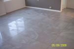 COMPLETED TILING WORK USING VARIOUS TILE TYPES AND SIZES
