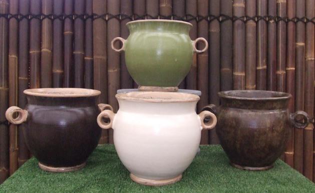 Pots, ornaments,