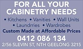 For all your cabinetry needs