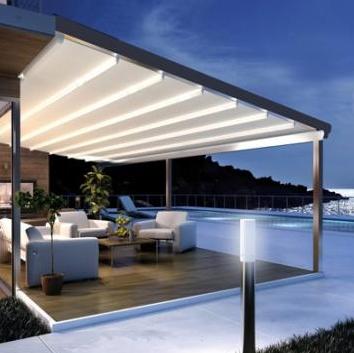 Pergola Sliding Shade - Popular Home Designs