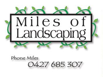 Miles of Landscaping
