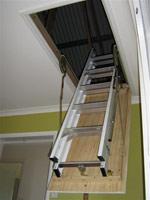 Aluminium Sliding Ceiling Ladder