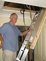 Folding Aluminium Ceiling Ladder