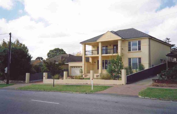 Upper storey brick veneer addition on top of existing double brick bungalow