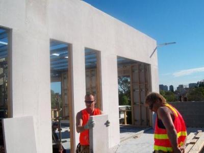 Training with New Wall Systems-Blue Scope & Hebel