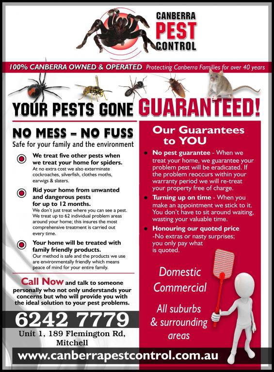 Canberra Pest Control Mitchell, Australian Capital Territory 11