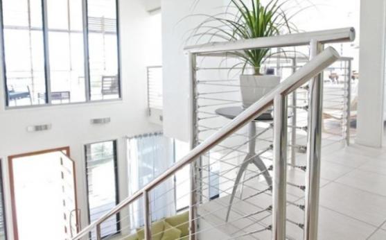 Stainless steel balustrades, handrails