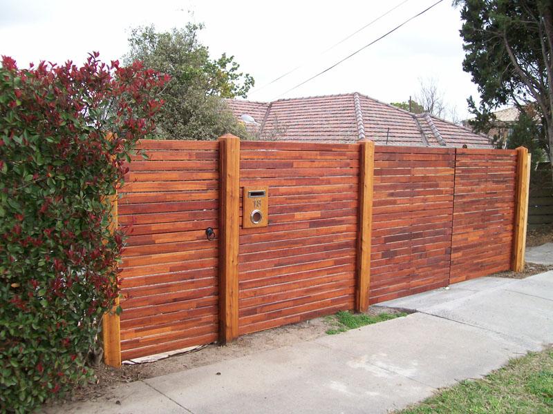 merbau fencing designs