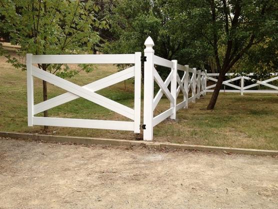 Pictures of Gates by Mathos PVC Fencing