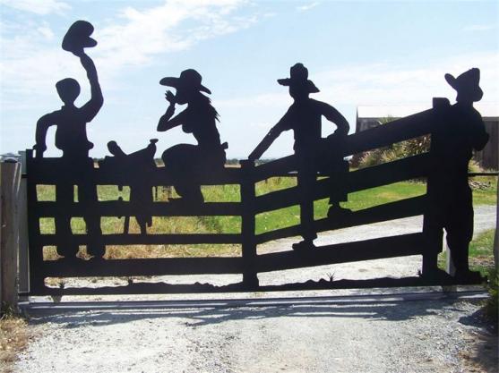 Garden Art Ideas by Purple Hayze Gates and Metal Art