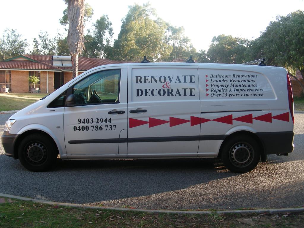 Renovate & Decorate Van