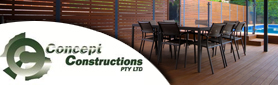 Concept Constructions -  Decks, Patio's & Verandahs