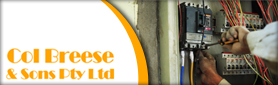 For Your Local Electrician Call Col Breese Electrical
