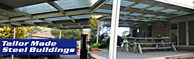 Tailor Made Steel Buildings - Patios & Verandahs