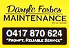 Daryle Forbes Maintenance