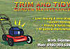 Trim and Tidy
