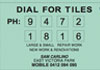 Dial For Tiles
