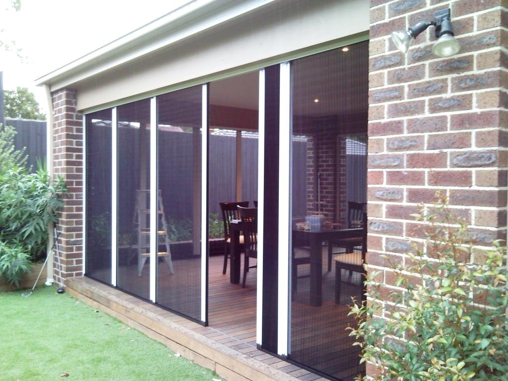 Pleated Retractable Fly Screen Solutions PVC Windows Australia
