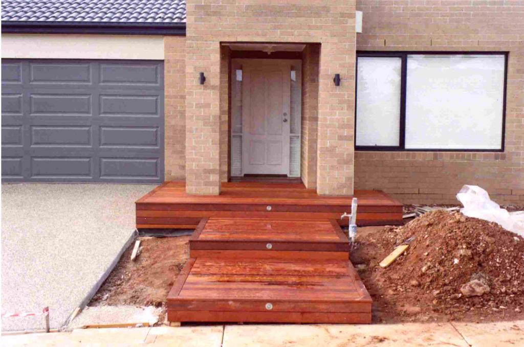 Entrance Decks Galleries Features In Timber
