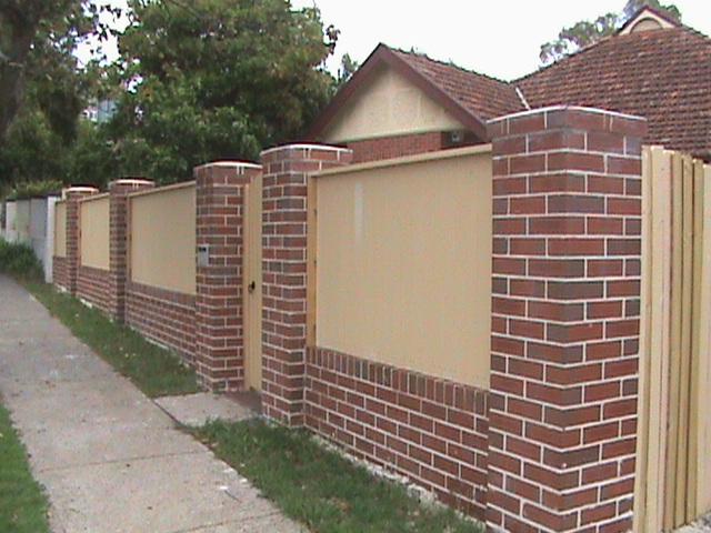 Brick Fencing Inspiration - Ace Of Blades - Sydney Bricklayer For
