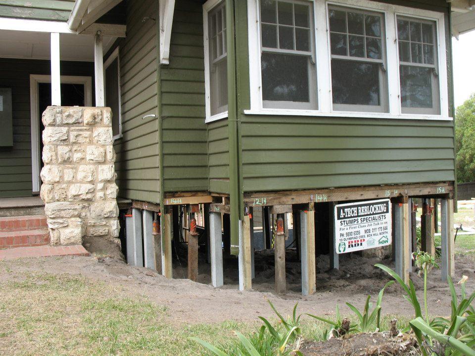 Home Restumping - Multi Storey Lift - Concrete & Steel Stumps ...