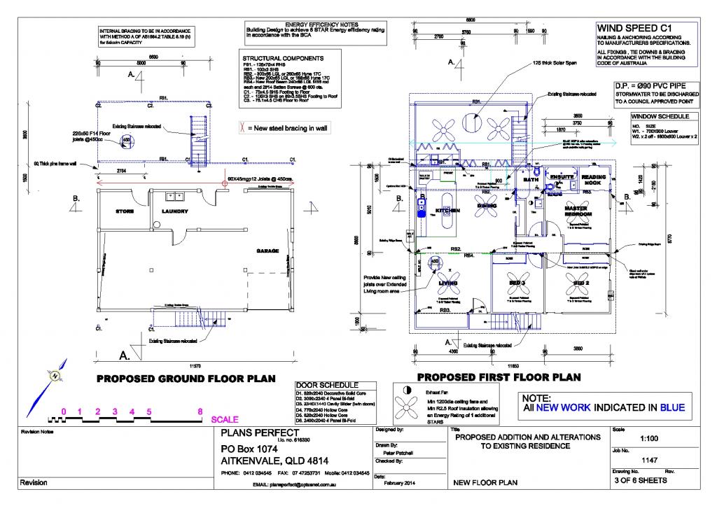 Example Floor Plan Extension - Galleries - Plans Perfect