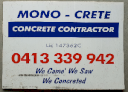 Mono-Crete